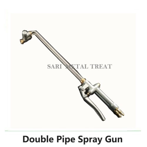 Double  pipe spray gun