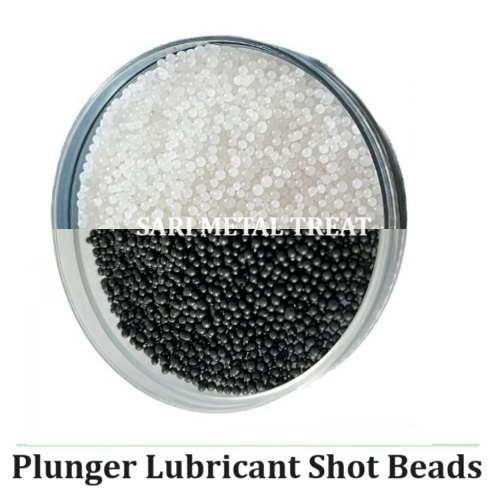 Plunger lubricants shot beads