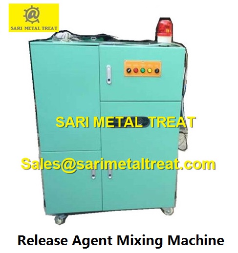 Release agent mixing machine